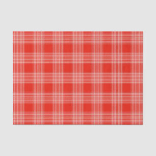 Papel De Seda Patrón de Cuadros Rojo Brillante