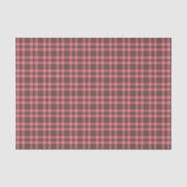 Papel De Seda Patrón de Cuadros Rosa Marrón