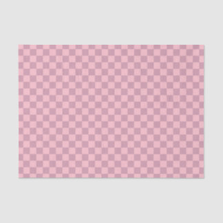 Papel De Seda Patrón de cuadros rosas