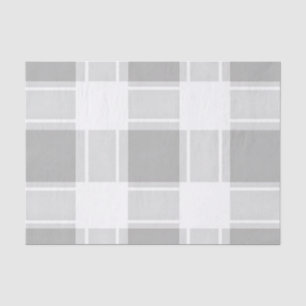 Papel De Seda Patrón de Cuadros Tono Gris Moderno