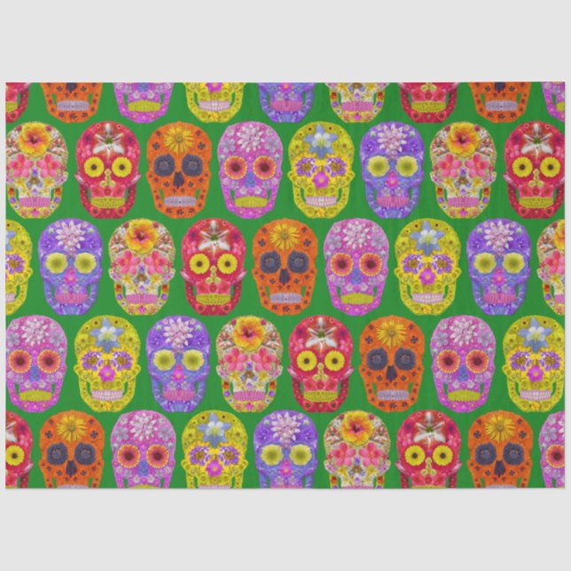 Papel De Seda Patrón de descompresión de flores 2018 (Anverso)