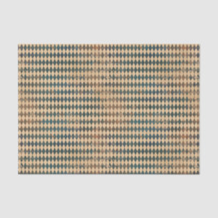 Papel De Seda Patrón de diamante de Arlequín pequeño