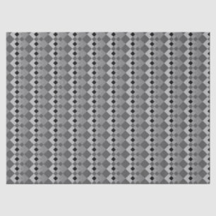 Papel De Seda Patrón de diamante de Moda gris negro Resumen geom