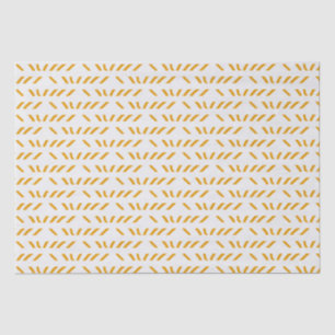 Papel De Seda patrón de dibujo de línea de naranja