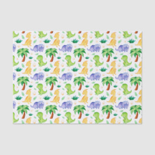 Papel De Seda Patrón de dinosaurio cutáneo neonatal