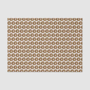 Papel De Seda Patrón de Donuts de Chocolate de color de agua