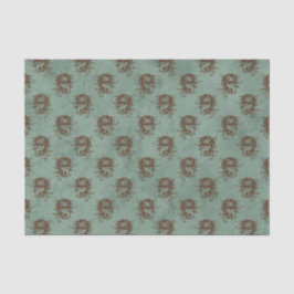 Papel De Seda Patrón de dragón vintage