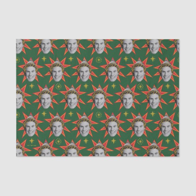 Papel De Seda Patrón de emociones de Buddy the Elf (Anverso)