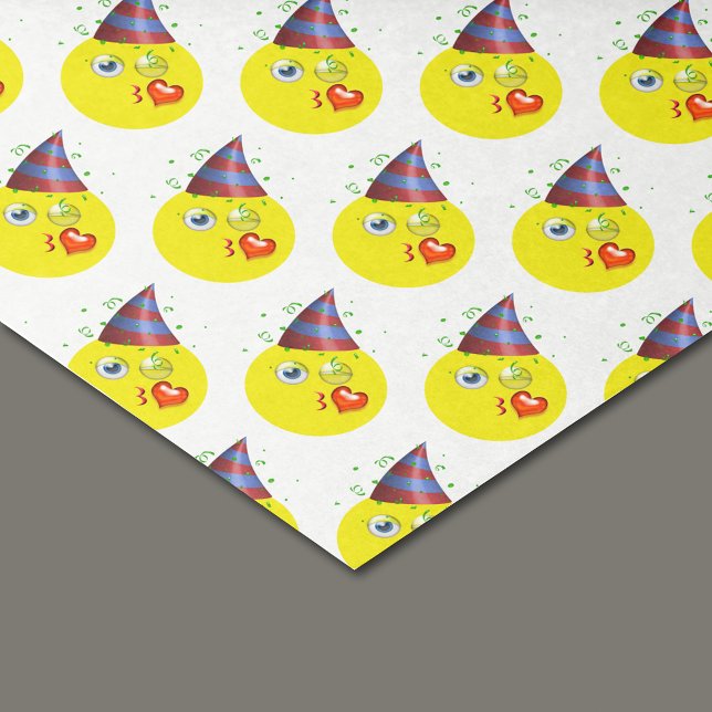 Papel De Seda Patrón de Emoji de cumpleaños (Subido por el creador)