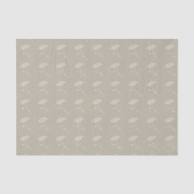 Papel De Seda Patrón de encaje de la Reina Ana  (Anverso)
