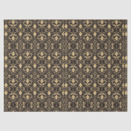 Papel De Seda Patrón de encaje del Gótico de la máscara negra do