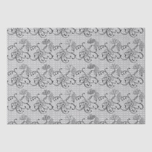 Papel De Seda Patrón de encaje floral