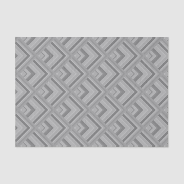 Papel De Seda Patrón de escala gris (Anverso)