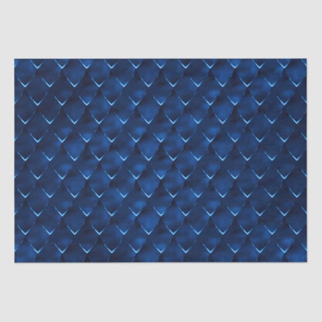 Papel De Seda Patrón de escalas de drones del Relieve metalizado (Anverso)