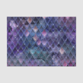 Papel De Seda Patrón de escamas de dragón con purpurina