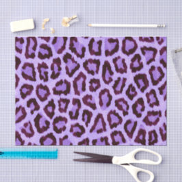 Papel De Seda Patrón de estampado de animal leopardo guepardo pú