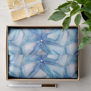 Papel De Seda Patrón de Estrella de Mar Costera