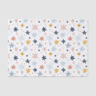 Papel De Seda Patrón de estrella divertida