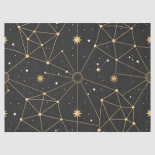 Papel De Seda Patrón de estrellas de constelación celestial (3)
