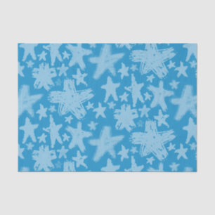 Papel De Seda Patrón de estrellas de pincel