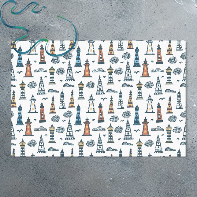 Papel De Seda Patrón de faro de corte (Subido por el creador)