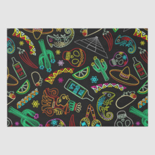 Papel De Seda Patrón de Fiesta de México
