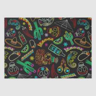 Papel De Seda Patrón de Fiesta de México