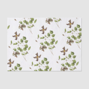 Papel De Seda Patrón de flor Clematis