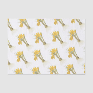 Papel De Seda Patrón de flor crocus