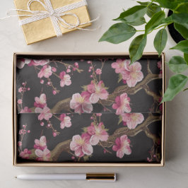 Papel De Seda Patrón de Flor de Cerezo Sakura