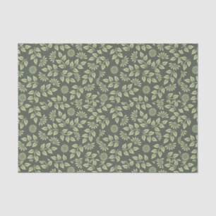 Papel De Seda Patrón de flor de hoja Decoración de la sala de so