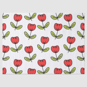 Papel De Seda Patrón de flor dulce