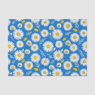 Papel De Seda Patrón de flores de margarita