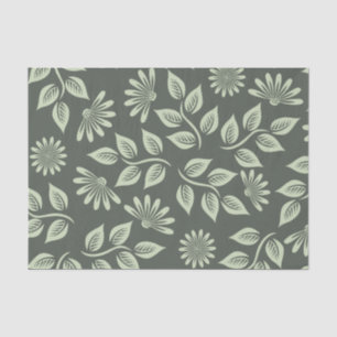 Papel De Seda Patrón de flores de primavera