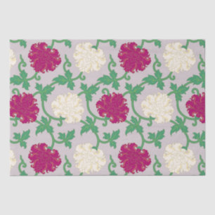 Papel De Seda Patrón de flores japonés