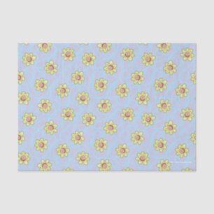 Papel De Seda Patrón de flores morales