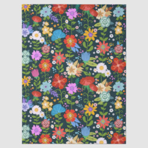 Papel De Seda Patrón de flores sin soldadura Ditsy-13554
