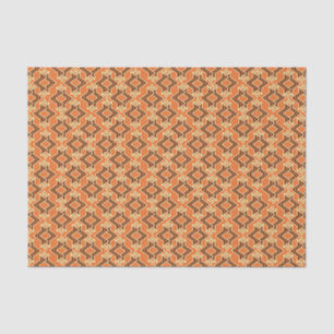 Papel De Seda Patrón de fondo de escritorio Art Deco, terracota