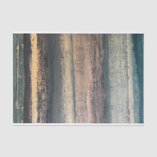 Papel De Seda Patrón de fondo rayado azul y blanco (Anverso)