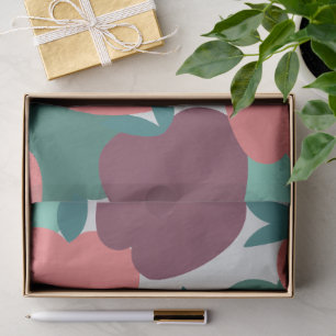 Papel De Seda Patrón de Fruta de Manzana Colorido