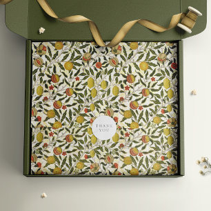 Papel De Seda Patrón de frutos de limón granado William Morris