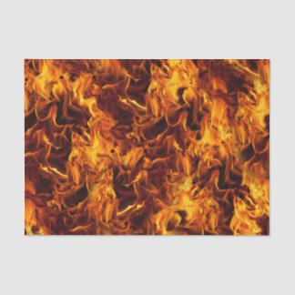 Papel De Seda Patrón de fuego y llama