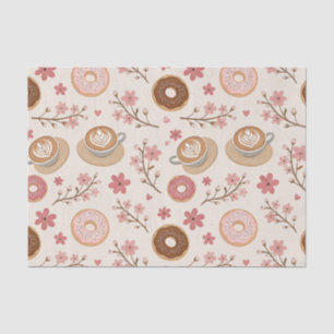 Papel De Seda Patrón de funda de café Flor de Cerezo (3)