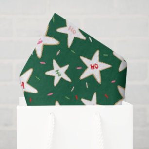Papel De Seda Patrón de Galletas de Navidad