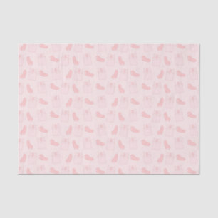Papel De Seda Patrón de gatos rosas y gelatinas