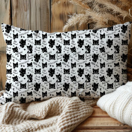 Papel De Seda Patrón de gatos y dichos negros