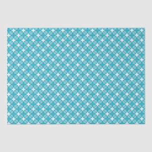 Papel De Seda Patrón de Gingham de Cuadrícula y Estrellas