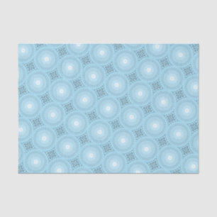Papel De Seda Patrón de giro verde azulado azul ángel