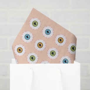 Papel De Seda Patrón de globo ocular espeluznante ojos de Hallow