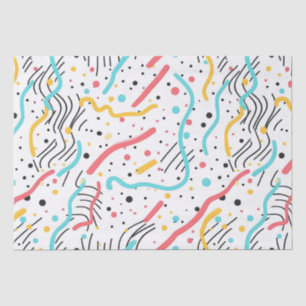 Papel De Seda Patrón de golosinas de los días de nacimiento